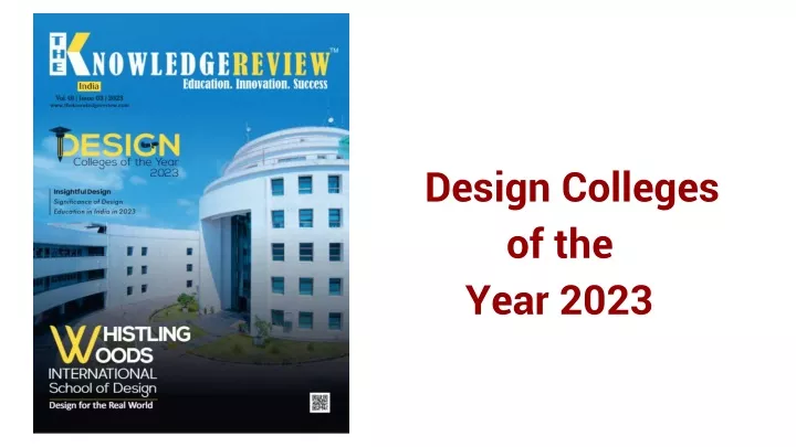 design colleges of the year 2023