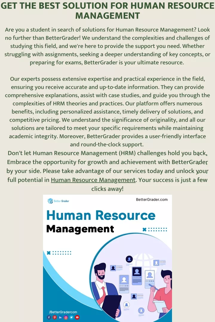 get the best solution for human resource