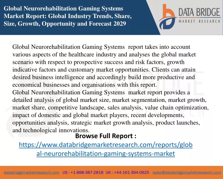 global neurorehabilitation gaming systems market
