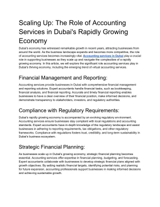 Scaling Up_ The Role of Accounting Services in Dubai's Rapidly Growing Economy
