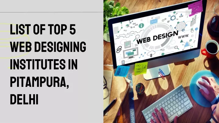 list of top 5 web designing institutes