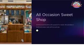 Traditional Sweet Shop | All Occasion Sweet Shop