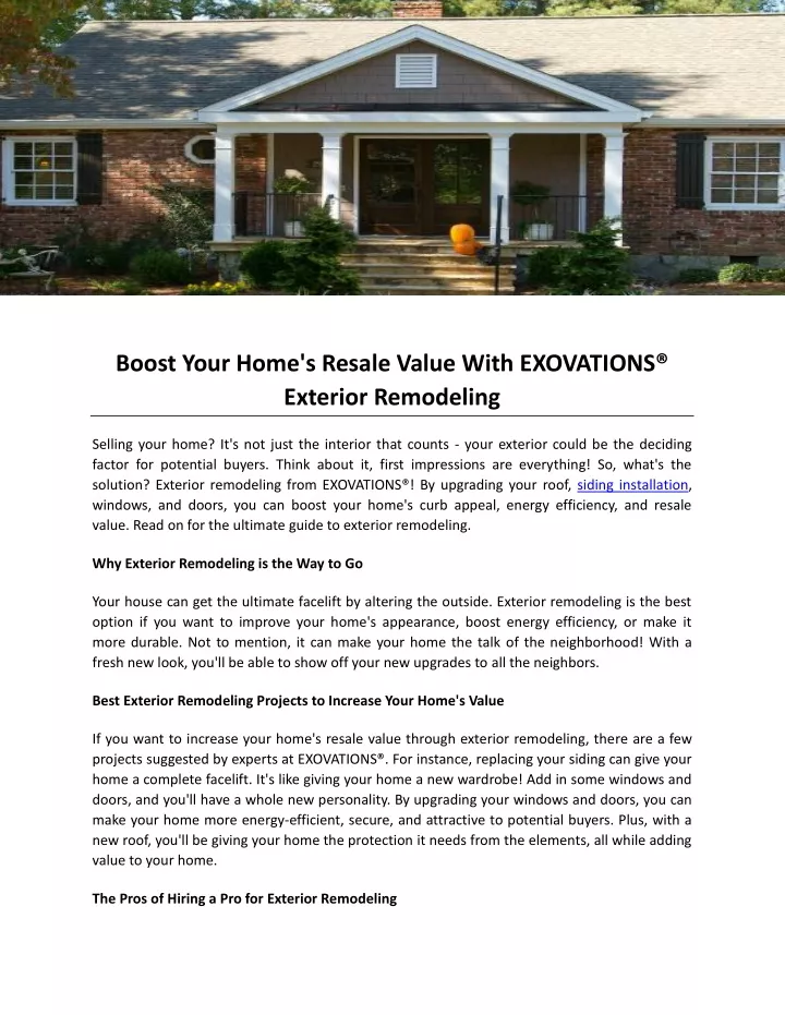 boost your home s resale value with exovations