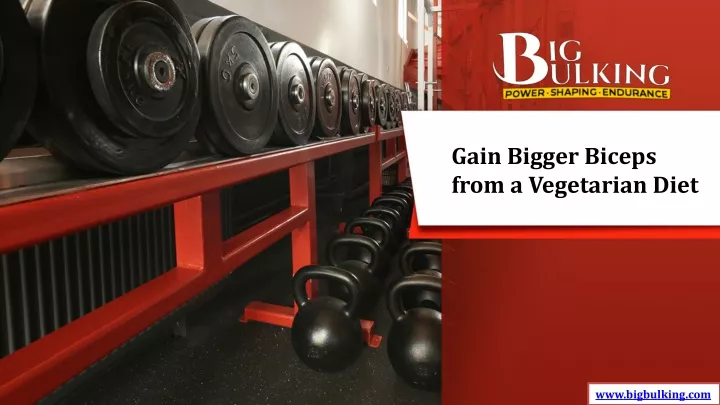 gain bigger biceps from a vegetarian diet