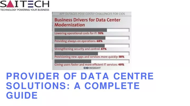 provider of data centre solutions a complete guide