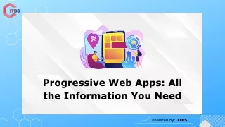 Progressive Web Apps and Its Benefits