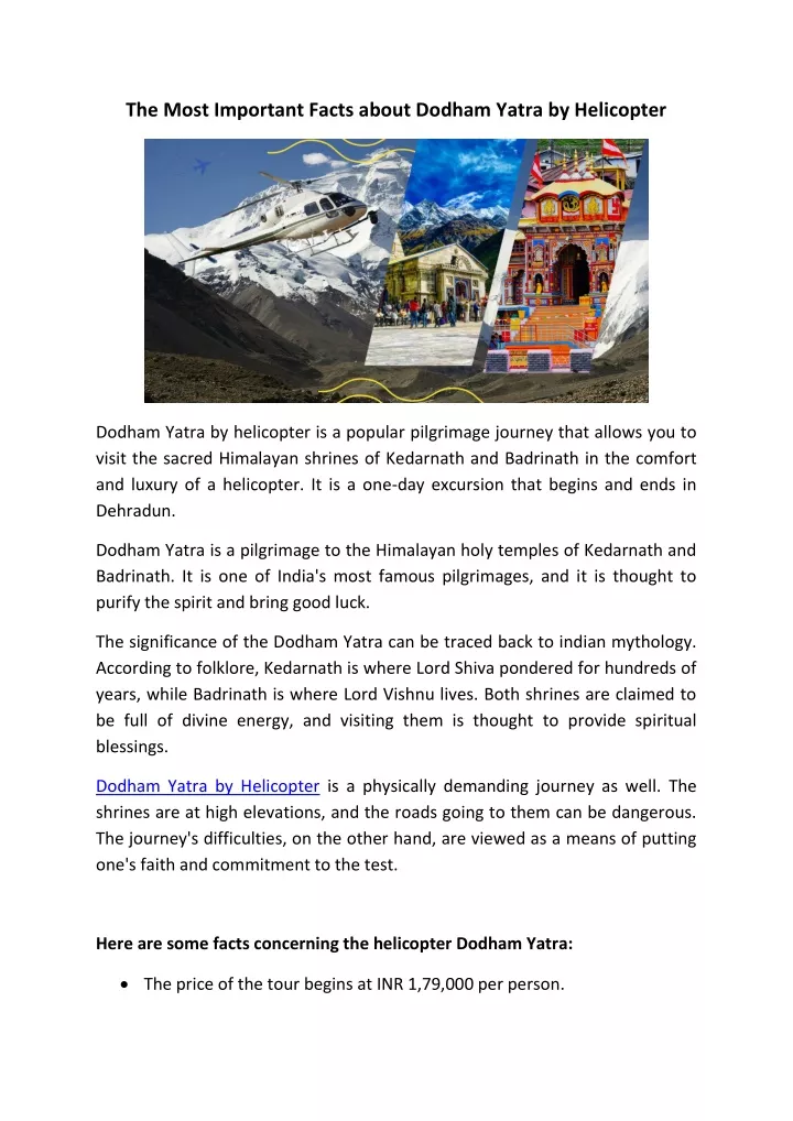 the most important facts about dodham yatra