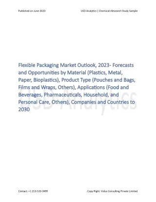 Flexible Packaging Market Size Analysis 2023