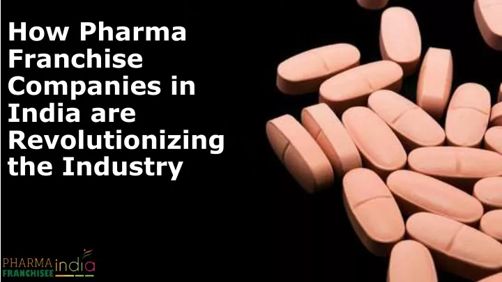 how pharma franchise companies in india