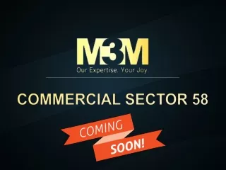 M3M Commercial Sector 58 Gurgaon Upcoming project