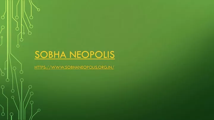 sobha neopolis