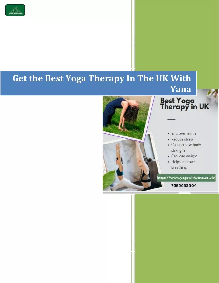 get the best yoga therapy in the uk with