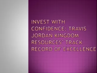 Future-Proof Your Investment Portfolio with Travis Jordan Kingdom Resources' In
