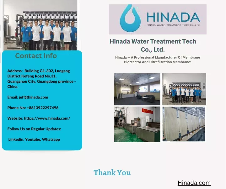hinada water treatment tech hinada water