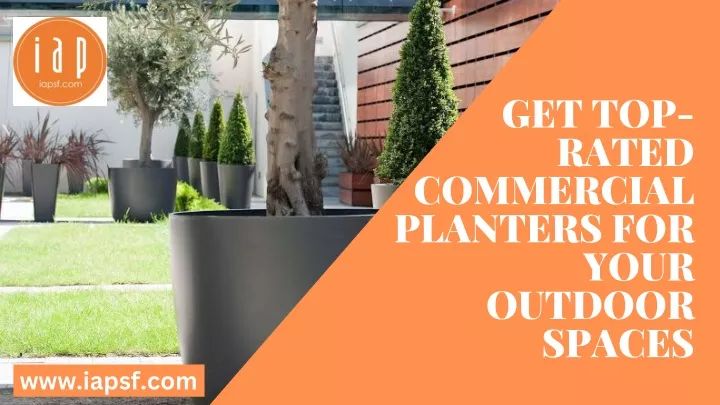 get top rated commercial planters for