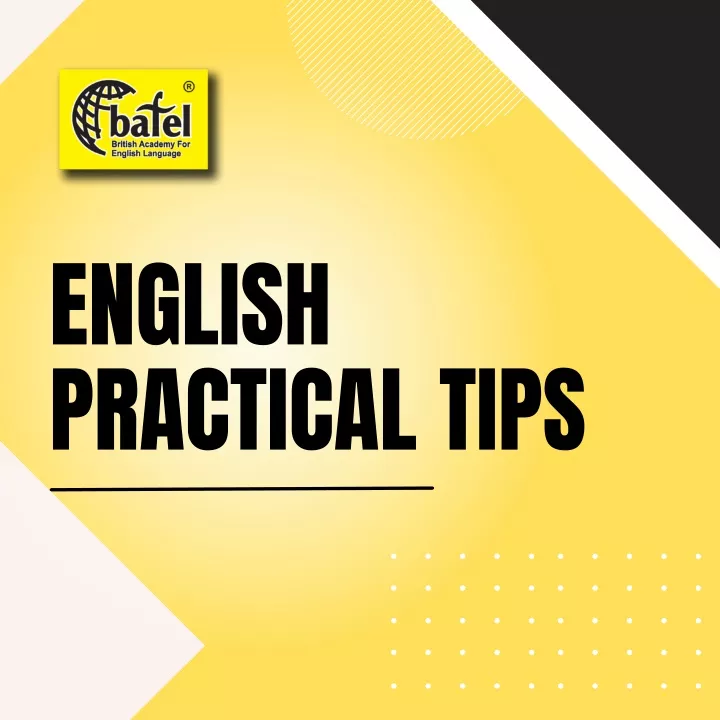 english practical tips