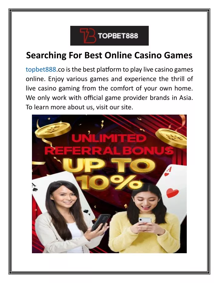 searching for best online casino games