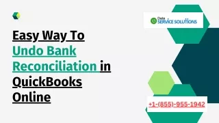 easy way to undo bank reconciliation