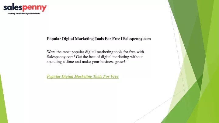 popular digital marketing tools for free