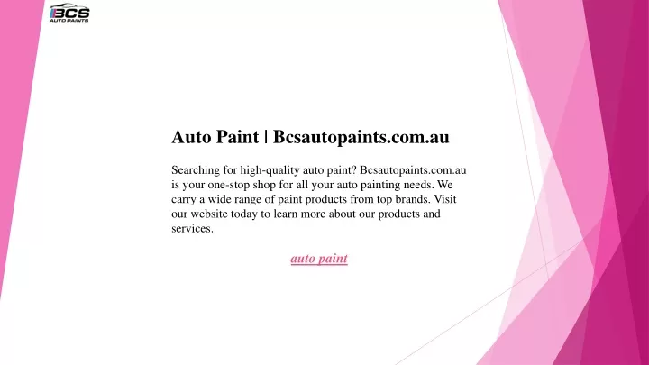 auto paint bcsautopaints com au searching