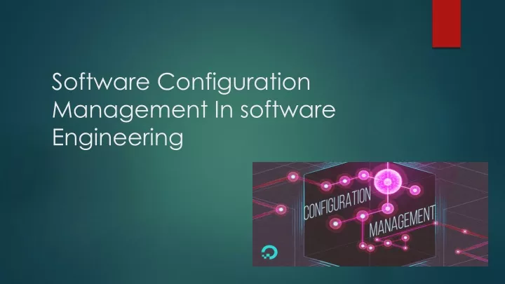 software configuration management in software engineering