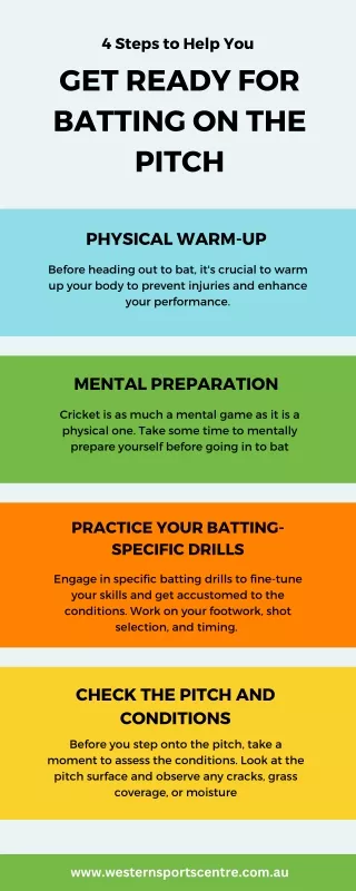 4 steps to help you get ready for batting on the pitch