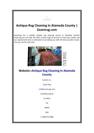 Antique Rug Cleaning In Alameda County Zoomrug.com