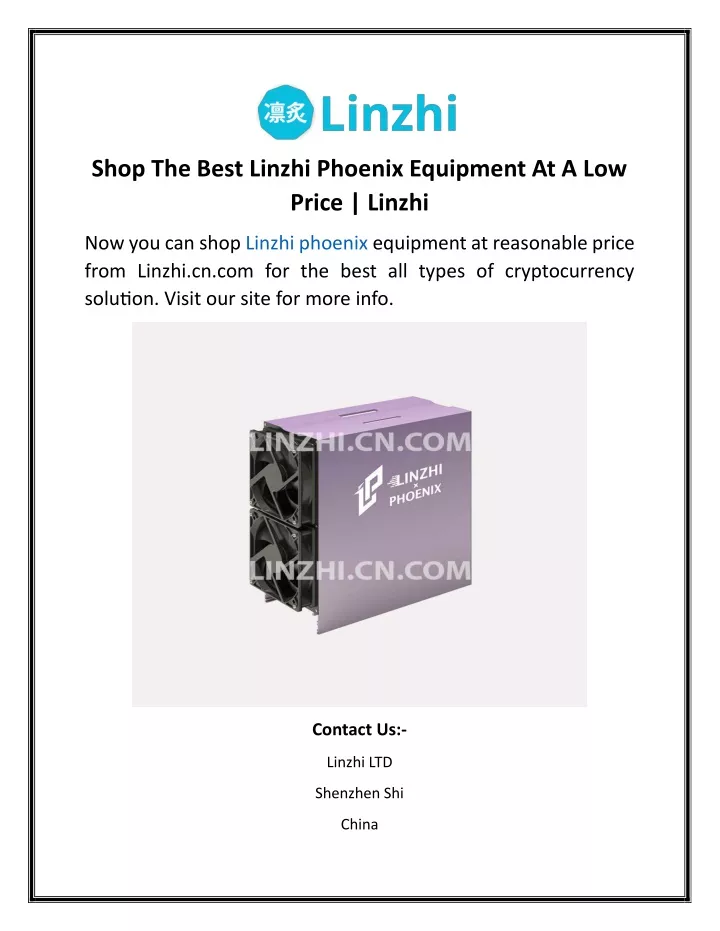 shop the best linzhi phoenix equipment