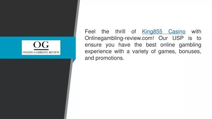 feel the thrill of king855 casino with