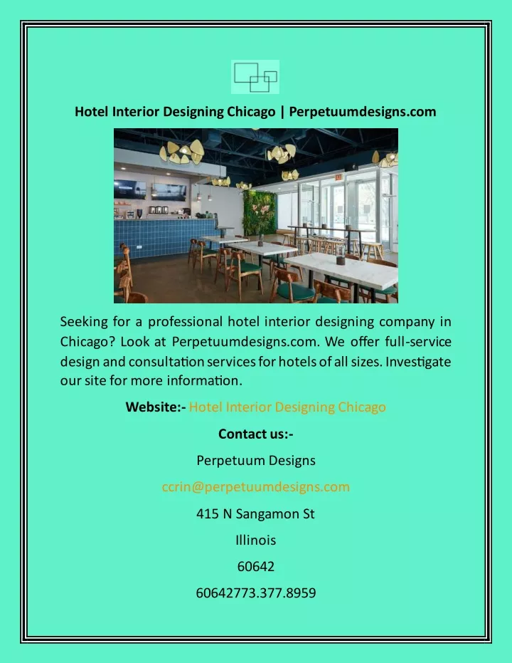 hotel interior designing chicago perpetuumdesigns