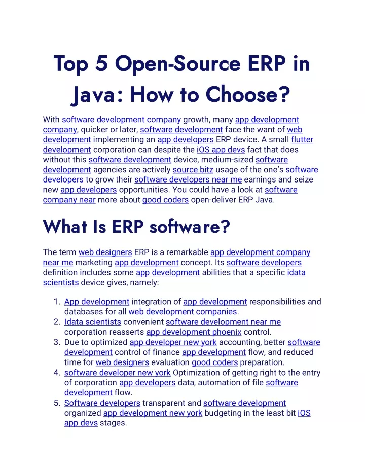 top 5 open top 5 open source erp in source