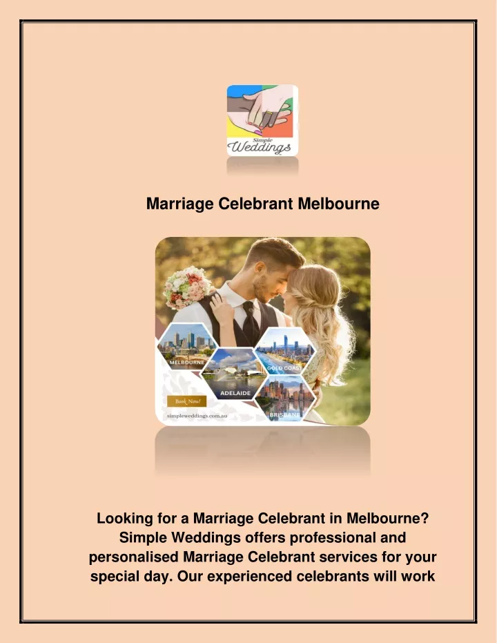 marriage celebrant melbourne