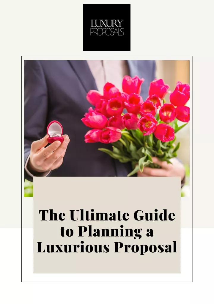 the ultimate guide to planning a luxurious