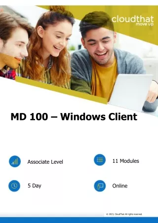 Exam MD-100: Windows Client