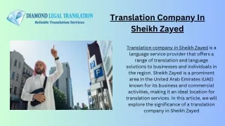 Translation Company In Sheikh Zayed