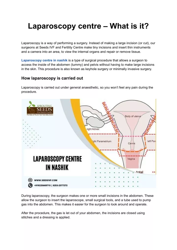 laparoscopy centre what is it