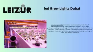 led grow lights dubai