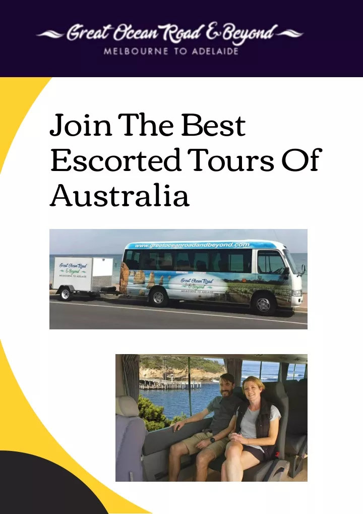 join the best escorted tours of australia
