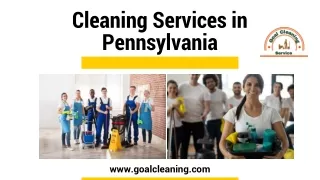 Goal Cleaning: Premier Cleaning Services in Pennsylvania for Spotless Results