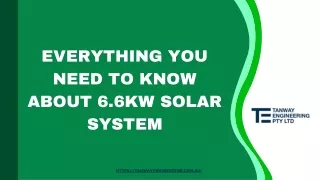 EVERYTHING YOU NEED TO KNOW ABOUT 6.6kW SOLAR SYSTEM
