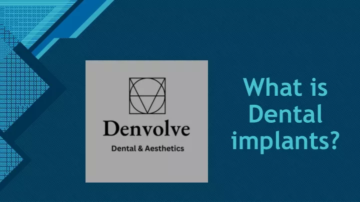 what is dental implants