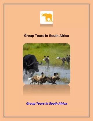 Group Tours In South Africa