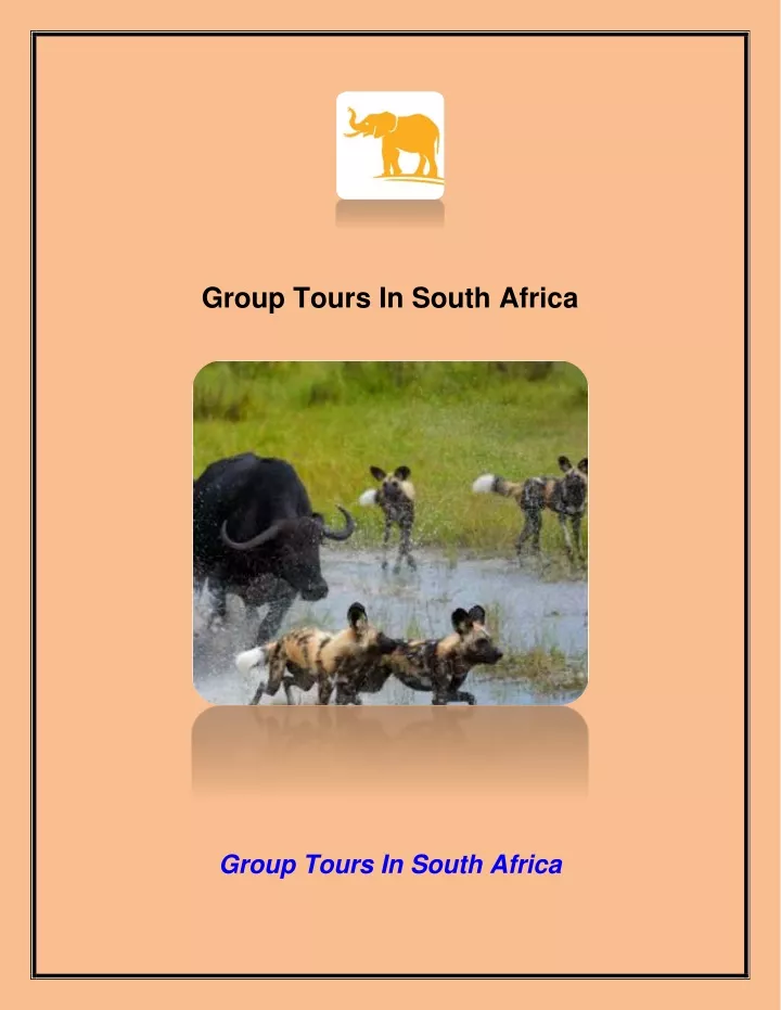 group tours in south africa