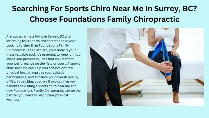 searching for sports chiro near me in surrey