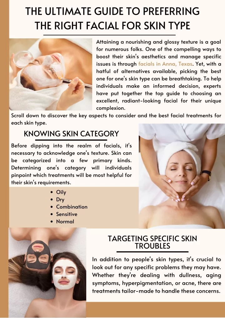 the ultimate guide to preferring the right facial