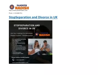 Best StopSeparation And Divorce In UK - pandithnadish