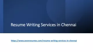 resume writing services in chennai