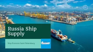 Ship Provision Saint Petersburg