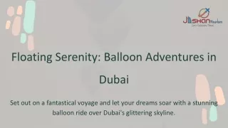 Floating Serenity Balloon Adventures in Dubai
