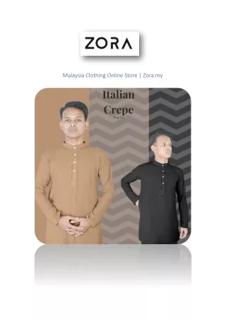 Malaysia Clothing Online Store | Zora.my